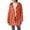 Orange, variant on Bibifish Womens Cardigan Cable Knit Hooded Sweaters Button Down Solid Color Long Sleeve Autumn Winter Daily Wear Knit Outerwear
