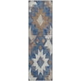 thumbnail image 2 of Addison Rugs Mayfield Premium Machine Washable Transitional Aztec Blue Runner Rug, 2'3" x 7'6", 2 of 6