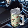 thumbnail image 6 of Christmas 40oz Tumbler– Stainless Steel Insulated Tumbler with Handle and Straw, Large Capacity Travel Cup for Hot & Cold Drinks, 6 of 7