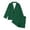 Green, variant on lnmuld Girls Solid Color Blazer & Shorts Set, 2Pcs formal Outfit for Special Occasions Color:Blue,Size:7-8 Years