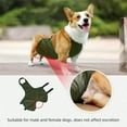 thumbnail image 6 of UOSIA Waterproof Corgi Raincoat - Dog Belly Vest & Chest Protector, Breathable, Anti-Dirty Pet Apparel for Dogs,L,grey, 6 of 7