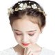 thumbnail image 2 of Accesorios Para El Cabello De Boda Para Niños, Tocado De Princesa Floral, Tiara De Perlas, Diadema Para Primera Comunión Para Niñas Y Mujeres, Diadema Nupcial Linda Y Dulce., 2 of 5