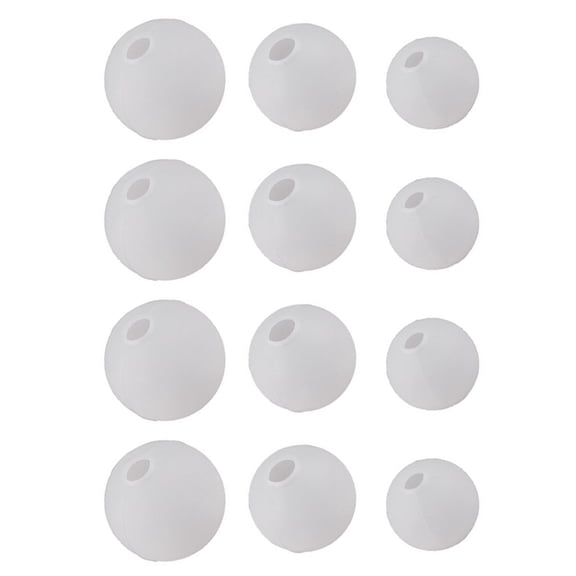 Raindrops 12-Piece Clear Silicone Molds for Resin Casting and DIY Craft Projects