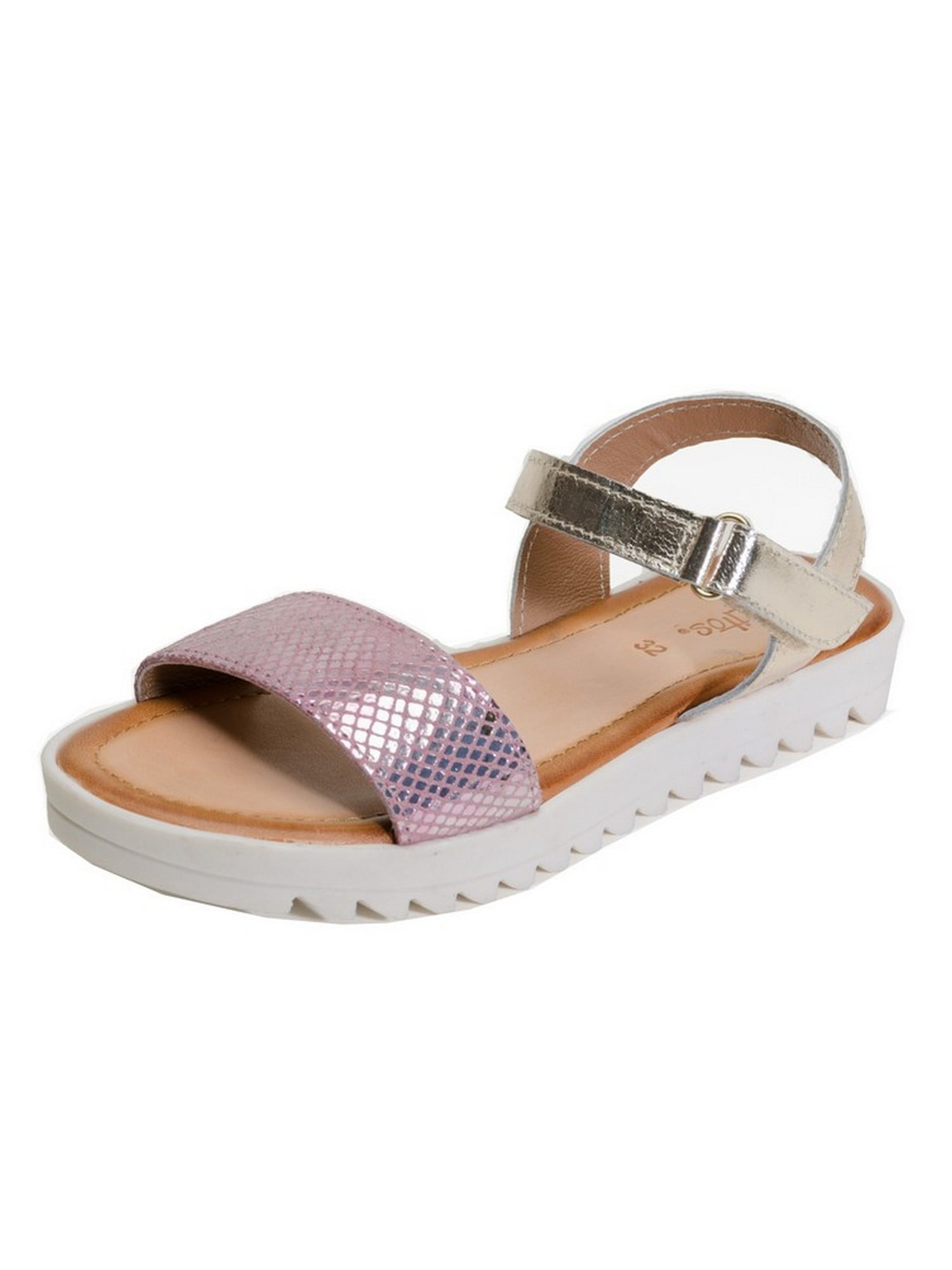 white thick sole sandals