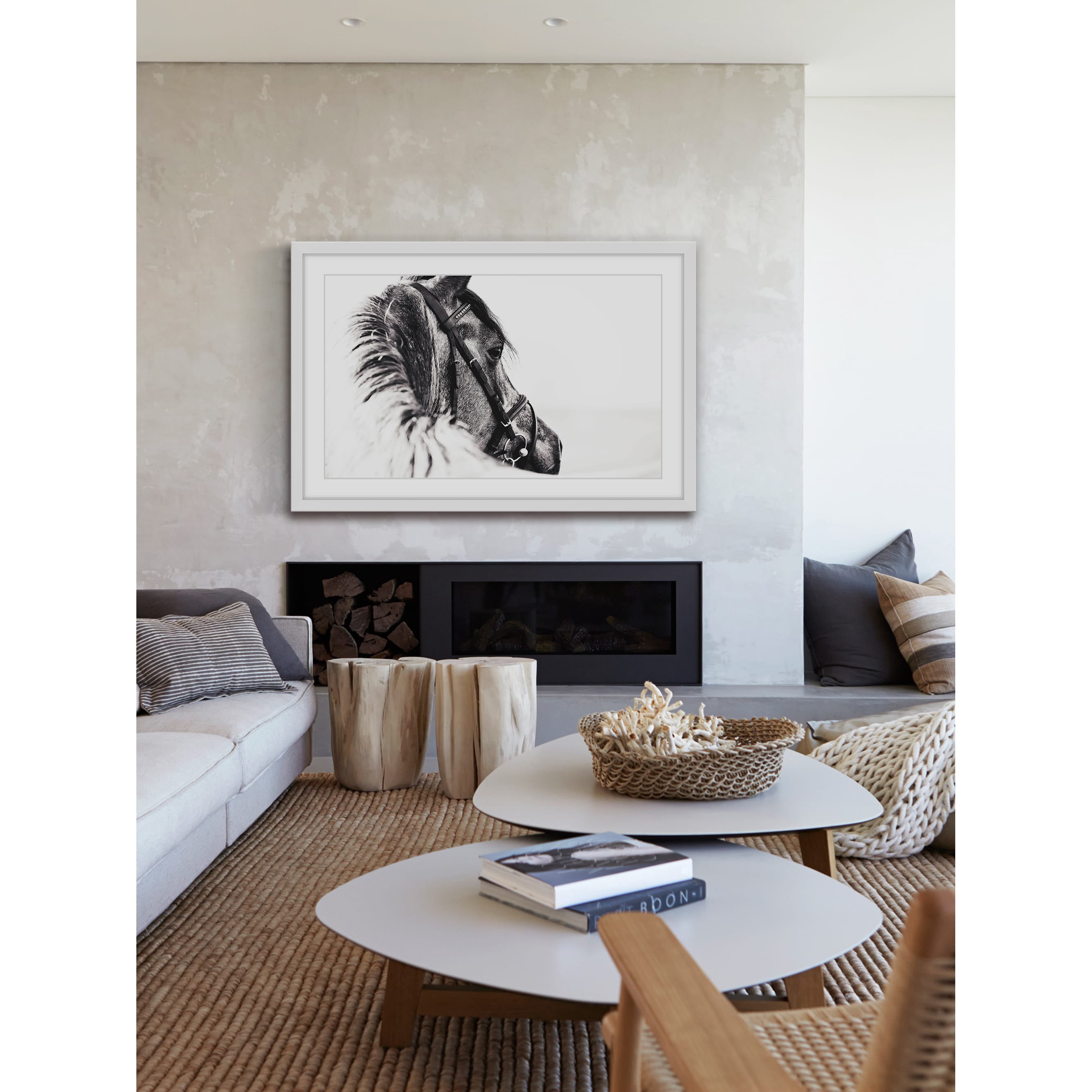 Marmont Hill "Equus Profile" Framed Painting Print