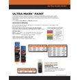 thumbnail image 3 of Keson SP20B Ultra-Mark Fluorescent Spray Paint, Blue, 20-Ounce, 3 of 4