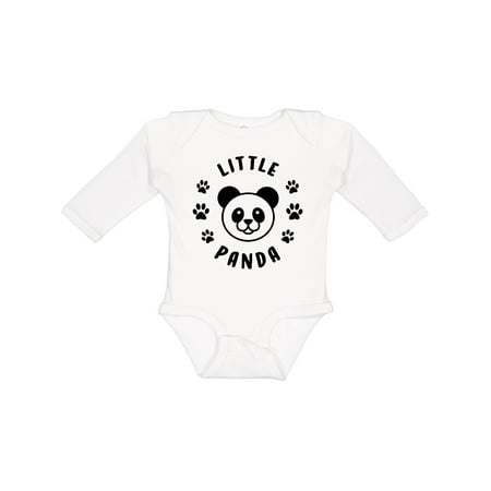 

Inktastic Little Panda Gift Baby Boy or Baby Girl Long Sleeve Bodysuit