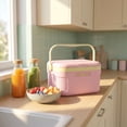 thumbnail image 7 of PINNACLE Mini Hard Shell Insulated Lunch Cooler 3L with Carry Handle, Pink, 7 of 7