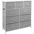 thumbnail image 5 of GGI International Modern Fabric and Metal 9-cubby Storage Tower White, 5 of 5