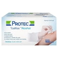thumbnail image 1 of Toallitas con alcohol Protec 100 pzas, 1 of 4