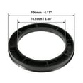 thumbnail image 5 of Unique Bargains 4pcs Plastic 78.1mm to 106mm Car Hub Centric Rings Wheel Spacer Black, 5 of 6