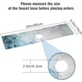 thumbnail image 4 of Sink Faucet Absorbing Mat, 2 Pack Drying Mat Around Faucet Sink Splash Guard Behind Faucet Sinkmat For Kitchen Bathroom Island Rv 15 * 5.5 Inch (60 * 14 cm), 4 of 6