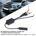 thumbnail image 1 of Car Stereo FM, Plug And Play Digital Radio Adapter Radio Antenna Adapter Quick Conversion with Gold-Plated SMB Angle Plug for  Reception for DAB Radios, 1 of 7