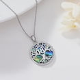 thumbnail image 2 of Coachuhhar 18th Birthday Gifts 18 Year Old Necklace 925 Sterling Silver Tree of Life Abalone Shell Pendant Jewelry Birthday Gift Christmas Stocking Stuffers for Women, 2 of 7