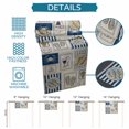 thumbnail image 6 of Summer Ocean Table Runner 72 Inches, Nautical Coastal Fish Food Wine Crab Retro Bed Runner Dresser Scarves Tabletop for Indoor Outdoor Parties/Ceremony/Banquet, 14" x 72", 6 of 9