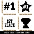 thumbnail image 2 of First Place Trophy Award Number One #1 Rubber Stamp Set for Scrapbooking Crafting Stamping - Large 1-1/4 Inch, 2 of 7