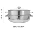 thumbnail image 3 of 1 Set Kitchen Steamer Food Steaming Pot Stainless Steel Steaming Pot Cookware, 3 of 8