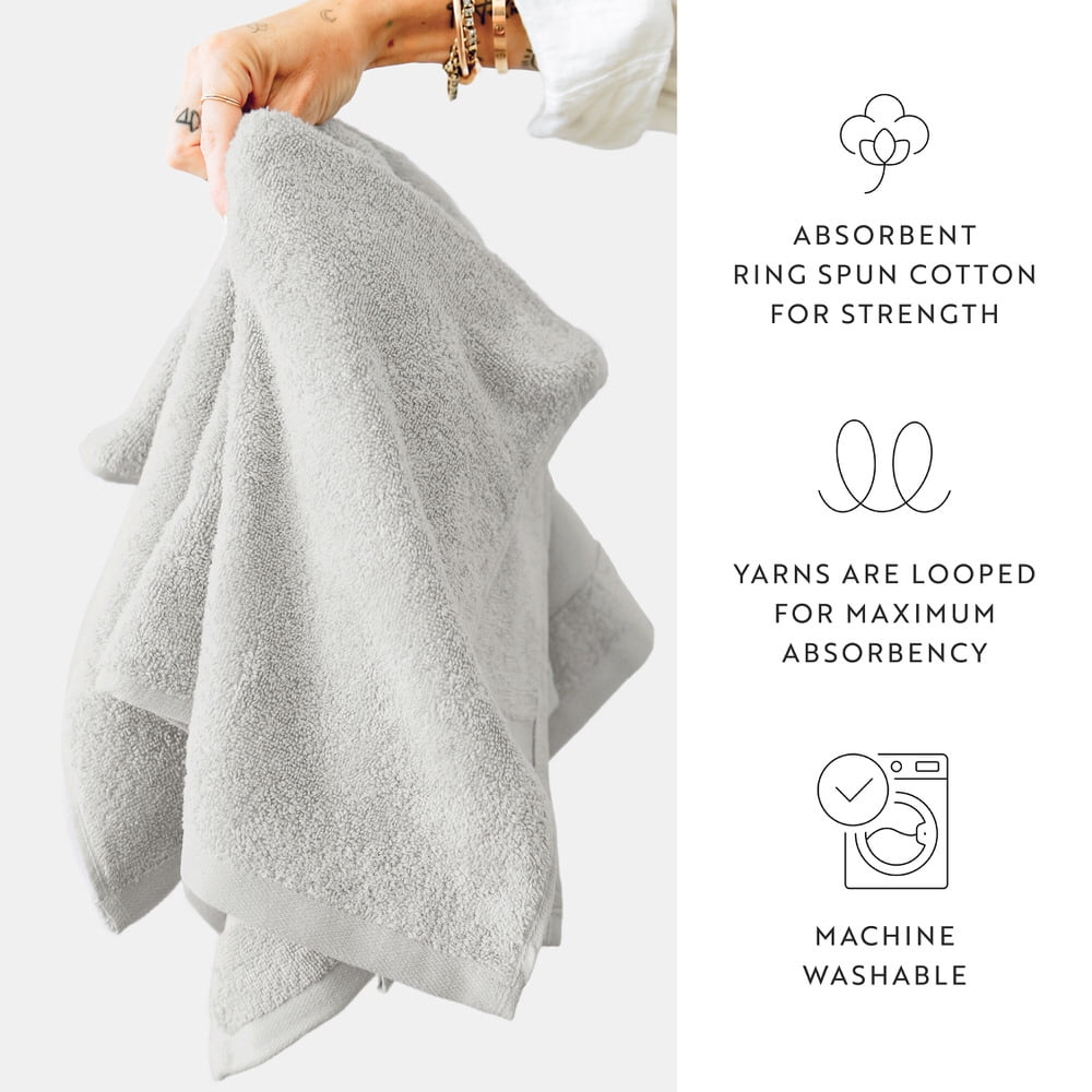Noble Linens 6 pack Cotton Washcloths