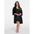 thumbnail image 2 of Joyspun Women’s Dreamy Soft Collection Knit Robe, Sizes S/M-2X/3X, 2 of 6