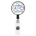 thumbnail image 1 of Nurse Badge Buckle Love Stethoscope Easy-To-Pull Buckle Retractable Badge Easy-To-Pull Certificate Buckle, 1 of 9
