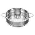 thumbnail image 4 of Stainless Steel Steaming Basket Kitchen Food Steaming Tray Double Handle Food Steamer, 4 of 8