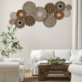 thumbnail image 6 of Eneocare Set of 13 Woven Basket Wall Decor - Natural Hanging Boho Wall Basket Decor with African Design, Decorative Bamboo Basket, Seagrass Wall Decor Bowls and Trays, 6 of 7