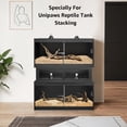thumbnail image 4 of unipaws Reptile Enclosure Stacker, Black Reptile Tank Stand for 110Gallon Terrariums, 4 of 4