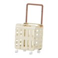 thumbnail image 4 of Elodie Laundry Basket with Wheel Foldable Laundry Cart for Commercial Washroom Dorm Single layer, 4 of 8