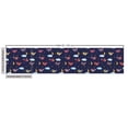 thumbnail image 2 of Ambesonne Fantasy World Fabric by the Yard Upholstery, Orient Birds Clouds, 1 Yard, Multicolor, 2 of 4