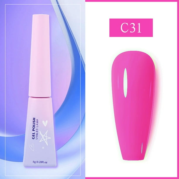 Esmalte de uñas con purpurina y efecto espejo, holográfico, rojo, base seca, capa superior para uñas de manos y pies, manicura francesa, 8 ml, extensión de uñas