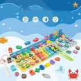 thumbnail image 1 of Juguetes Montessori, juguetes educativos, juego de instrumentos musicales, juguetes educativos, rompecabezas de números de madera, juguetes para niños, actividades para niños pequeños Frutas CUTICAT Rompecabezas de números de madera, 1 of 8
