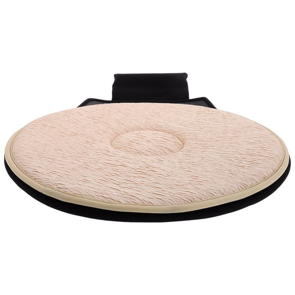 Alasum Beige 360 Degree Rotating Car Seat Cushion, Swivel Seat Pad, Comfortable Round Support Pillow for Car, Office Chair
