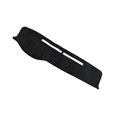 thumbnail image 1 of Alfombra de cubierta del tablero interior antideslizante Unique Bargains para Toyota Tacoma 2003-2009 Franela Negra, 1 of 7