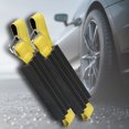 thumbnail image 4 of Correas Cadena para Neumáticos Arena Y Barro Nieve Bloques Tracción Coche Dispositivo 2 Piezas Con Guantes Antideslizantes Despegar La El, 4 of 9
