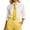 Yellow, variant on FUZHIQ Pre-tied Graduation Necktie 2026, Rhinestone Heart Chain Decor Adjustable Fashion Tie for Men Women, Uniform Tie for Graduation Prom Party Daily Wear, Multi Colors,One Size