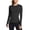 Black-No Pocket, variant on Women's Long Sleeve Workout Tops Compression Running Shirts Fitted Athletic Warm Thumbholes Quick Dry Yoga White L
