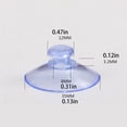 thumbnail image 4 of Wosthever Juego de ventosas transparentes de PVC para 20 piezas, piezas de repuesto pequeñas, fijación de azulejos de ventana de tanque de Type3, 4 of 6