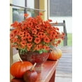 thumbnail image 4 of Artificial Faux Plants Flowers, Artificial Flowers Outdoor, Faux Flowers UV Resistant,Faux Plastic Plants Silk Daisy Flower for Outdoors Outside Front Porch Hanging Planter Window Decoration(Pink), 4 of 5
