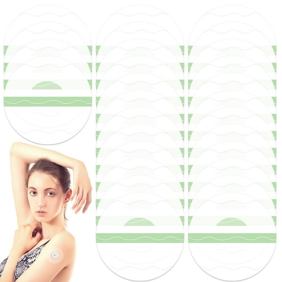 GIRACOA 55 Pcs Freestyle Libre Patch Transparent 1 2 & 3 Sensor Stickers, Waterproof Sensor Cover on Skin for Swimming and Bathing