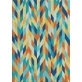 thumbnail image 1 of Ahgly Company Indoor Rectangle Patterned Light Green Abstract Area Rugs, 7' x 9', 1 of 6