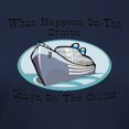 thumbnail image 3 of CafePress - Happens On The Cruise Women's Dark T Shirt - Women's Traditional Fit Dark T-Shirt, 3 of 4