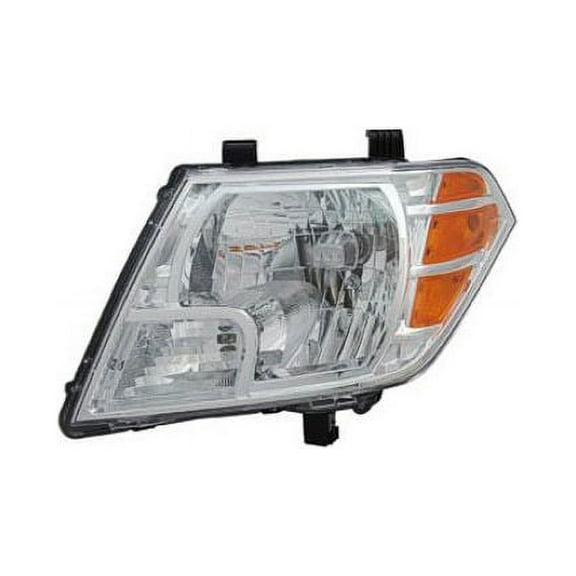 Left Driver Side Halogen Headlight Assembly - Compatible with 2009 - 2019 Nissan Frontier 2010 2011 2012 2013 2014 2015 2016 2017 2018 2020