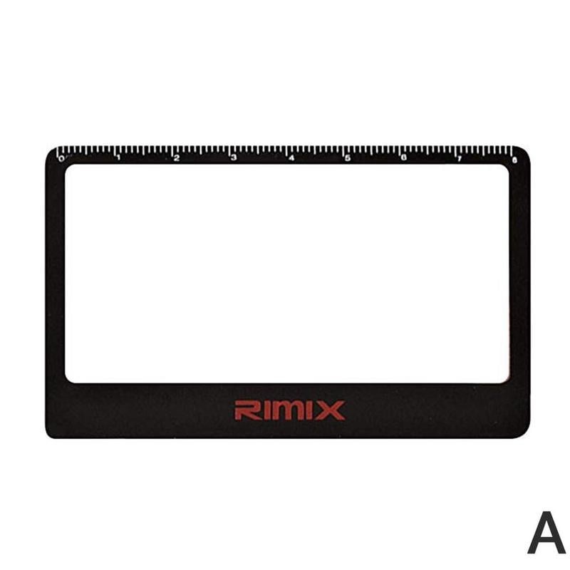 Credit Card Portable Card Magnifying Glass Magnifier Ultra-thin Square Microscope Hd Reading Mirror U2adsy1678/h43