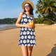 thumbnail image 3 of Balery Cute Sheep With Star Vestidos de verano para mujer con estampado: vestido holgado sin mangas, vestido playero informal y cómodo para días calurosos., 3 of 7