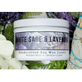 thumbnail image 2 of Sage and Lavender 5oz. Scented Candle | Happy Panda Home Brands, 2 of 3