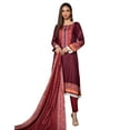 thumbnail image 1 of Linen Pakistani Dresses for Women Ready to Wear Shalwar, Kameez with Dupatta set - Three Piece Suit, 1 of 4