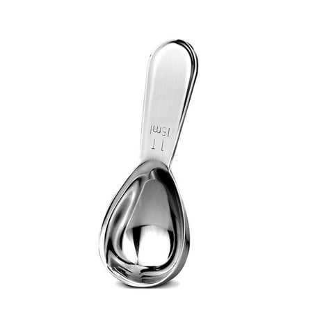 

5Pcs Fornateu Milk Powder Measuring Spoon Stainless Steel Coffee Sugar Flour Tablespoon Measuring Dry Liquid Ingredients Scoop 15ml silver 15ml