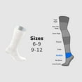 thumbnail image 3 of Cosyfeel Women's Loose Diabetic CREW Socks, Bamboo, Wide, Thin, Seamless Toe and Non-Binding Top, 4 Pairs, 3 of 8