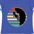 thumbnail image 4 of Inktastic Rock Climbing Mountain Climber Silhouette Boys or Girls Toddler T-Shirt, 4 of 5