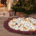 thumbnail image 5 of Pofeuu Cute Dog Print Christmas Tree Skirt Tree Skirt Ornaments Soft Plush Christmas Tree Mat for Decorations Holiday Party Indoor Outdoor-30", 5 of 6